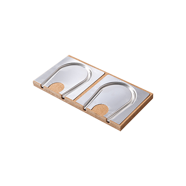 MurHeat AQUA ÖKO 30, Kopfelement mit Aluminium K/AZ ALU (2 Bögen), VA=125mm