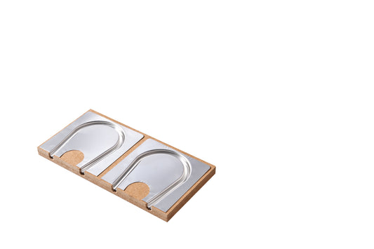 MurHeat AQUA ÖKO 30, Kopfelement mit Aluminium K/AZ ALU (2 Bögen), VA=125mm