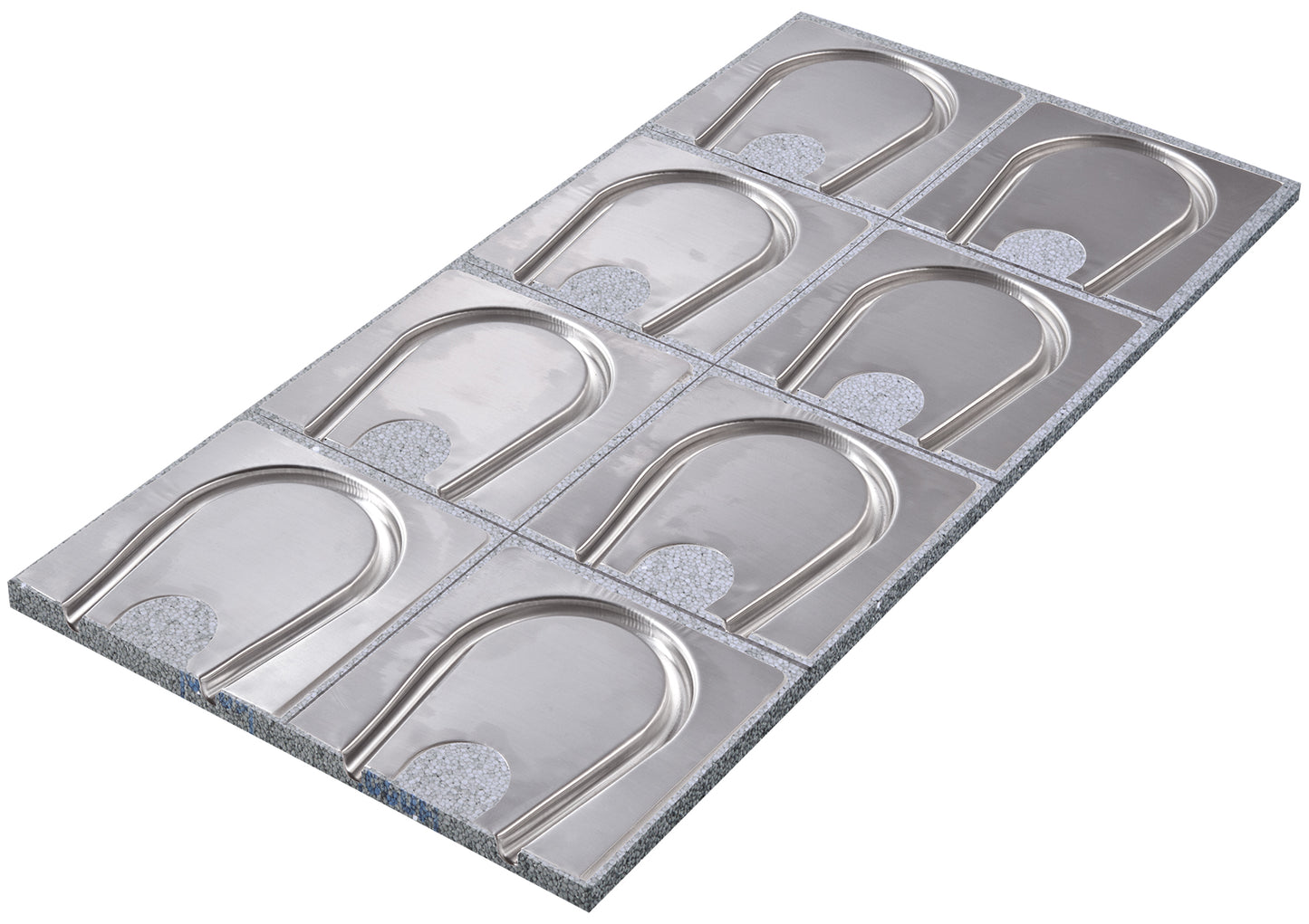 MurHeat AQUA NEO 20, Kopfelement mit Aluminium K/AZ ALU (8 Bögen), VA=125mm