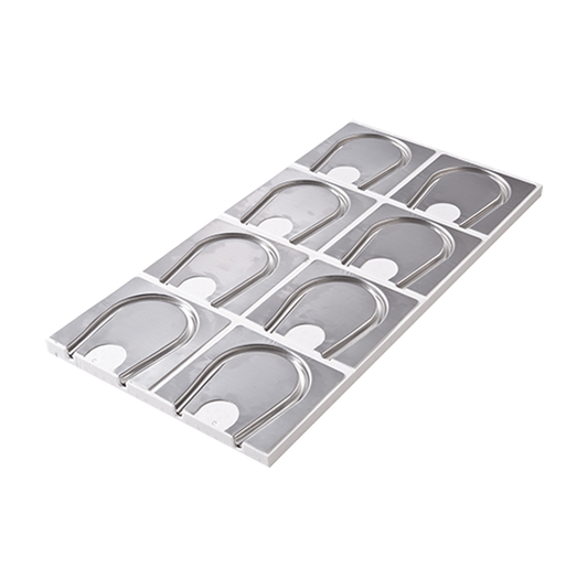 MurHeat AQUA EPS 30, Kopfelement mit Aluminium K/AZ ALU (8 Bögen), VA=125mm