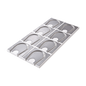 MurHeat AQUA EPS 30, Kopfelement mit Aluminium K/AZ ALU (8 Bögen), VA=125mm
