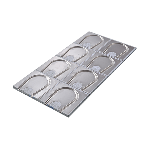 MurHeat AQUA NEO 20, Kopfelement mit Aluminium K/AZ ALU (8 Bögen), VA=125mm